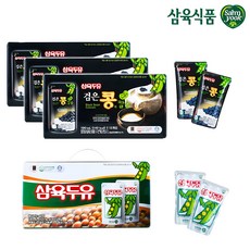 [쇼핑엔티] 삼육 검은콩과 칼슘 + 삼육두유 (총 80팩), 190ml, 80개