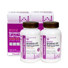 비타민하우스 4FREE 멀티프로 비타민 우먼 2병 선물박스 리뷰후기