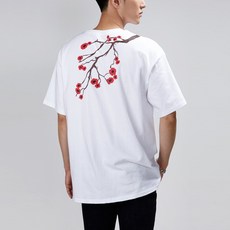 매드문 매화 오버핏 반팔티셔츠 리뷰후기