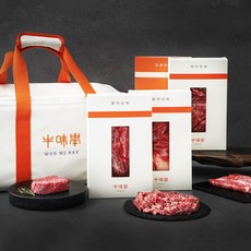 우미학 한우 1++ 프리미엄 냉장선물세트 2호 + 깍두기볶음밥용 깍두기장 150g X 2개, 1.4kg, 1세트