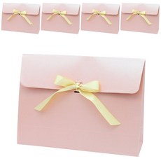 도나앤데코 이브 리본장식 선물백 연핑크 연브라운 리본 리뷰후기