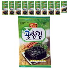 해달음 광천 전장김 리뷰후기