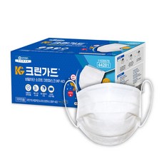 크린가드 비말 차단 소프트 크린 일회용 마스크 흰색 KF AD