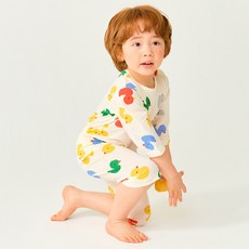 따솜 아동용 미니오리 오가닉 7부 쟈가드 실내복 상하의 리뷰후기