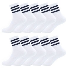 남성용 삼선 이중바닥 쿠션 중목 양말 10켤레 리뷰후기