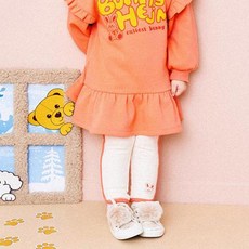 헤이미니 아동용 로로 버니 왕 기모레깅스