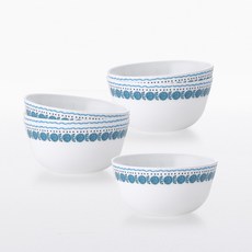 파이렉스 밀크글라스 밥공기, 6개, 굿푸드다이너
