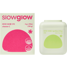 슬로우글로우 비타민 씨트롱 구미 젤리 120g, 30정,