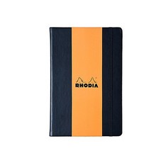 로디아 뷰티크 도트속지 웹노트 A6, 블랙,