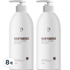 살림백서 베이비 앤 키즈 호호바 & 시어버터 베이비로션, 8개, 500ml