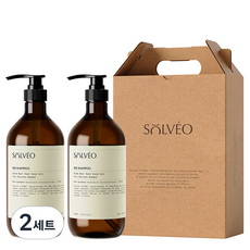 솔브이오 맥주효모 샴푸 1000ml x 2p + 선물세트, 2세트
