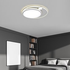 LED 인테리어 밴드 원형 거실등 직부등 100W, 화이트