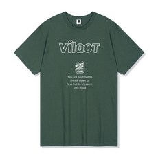 빌락트 18수 VL플라워 하트 그래픽 빅사이즈 반팔