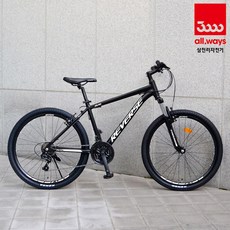 삼천리자전거 삼천리 알루미늄 MTB 자전거 리버스 M26, 블랙(99프로 조립)