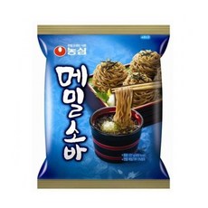 농심 메밀소바, 127g, 10개