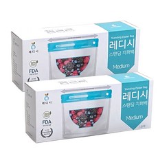 레디시 두꺼운 스탠딩지퍼백 중형 18매입 다회용 스탠드지퍼백 리뷰후기