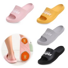 슈퍼카미트 남성 여성 소프트 쿠션 미끄럼방지 EVA 경량 푹신한 슬라이드 슬리퍼 S305 리뷰후기