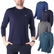 MOLEX 남성 여름 냉감 쿨 아이스 라운드 긴팔 냉장고 스판 등산복 작업복 티셔츠 아웃도어 리뷰후기