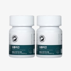 심플리케어 심플리간 간 건강 케어 국내 개별인정 특허 신원료 곰피 곰피추출물, 2개,
