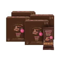 쉐이크베이비 프로틴바 초코맛 45g x 10개입 1박스 4개 450g