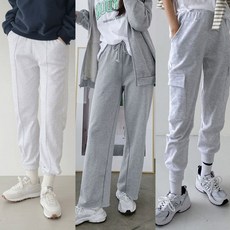 여성 트레이닝 츄리닝 운동복 바지 일자 카고 핀턱 팬츠 봄 가을 겨울