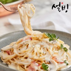 설빙 베이컨크림 스파게티 리뷰후기