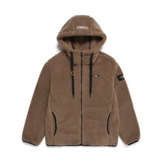 (국내매장/AS) 내셔널지오그래픽 N224MFJ910 남성 코스토니 플리스 뽀글이 후드 풀집업 OAK KHAKI