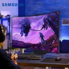 삼성전자 오디세이 Ark S55BG970 138.7cm 1000R 커브드 피봇 4K UHD 1ms 165Hz 게이밍 모니터
