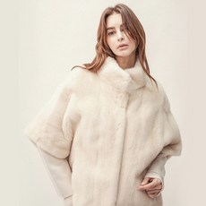 NAFA 차이나카라 휘메일 밍크 자켓