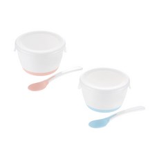 릿첼 TI 초기 이유식 용기 뚜껑 스푼