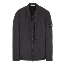 스톤아일랜드 명품23FW 크링클랩스 블랙 오버셔츠 자켓 791510723 V0029