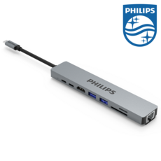 필립스 SWV6118G C타입허브 HDMI 미러링 컨버터 4K PD 멀티허브 SD카드TFRJ45 랜카드 리뷰후기