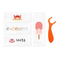엠에스기본 디자인 유아용 치실 100개입/KC인증/개별포장치실