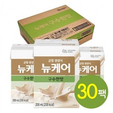 2024년 최고의상품  뉴케어 구수한맛 순 Top5_뉴케어 구수한맛 200ml * 30팩 [ 빨대형 ], 60팩