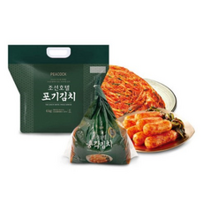 피코크 조선호텔 포기김치 4kg + 총각김치 1.5kg, 피코크 조선호텔 포기김치4kg+총각김치1.5kg, 1개