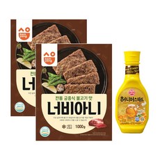 산따옴들따옴 삼양 너비아니 X2개오뚜기 허니머스타드 X1개 리뷰후기