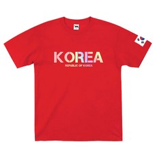 2023년 NEW KOREA 남여공용 대한민국 코리아 홀로그램 면 쿨론 반팔 티셔츠 리뷰후기
