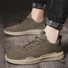 남자 남성 캐주얼 운동화 가죽 신발 VER KHAKI 리뷰후기