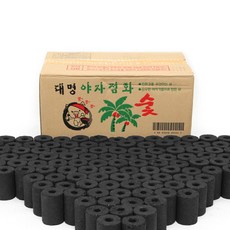 꾸버스 야자숯 120개 캠핑 바베큐 도매 펜션 식당 박스숯