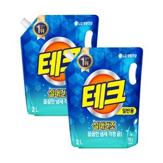 테크 실내건조 액체 리필2L2개 리뷰후기