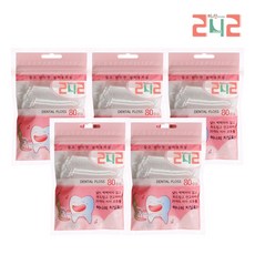 242 일회용 치실 80개입5세트 리뷰후기