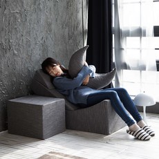 라익미 반달소파 1인용쇼파 쇼파베드로도 사용하는 거실인테리어 집꾸미기 패브릭소파 1인용소파 리뷰후기
