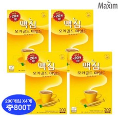 다봄마켓 Maxim 맥심 모카골드 마일드 커피믹스 200개입X4개800T 리뷰 후기
