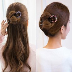 칼라큐빅비녀 비녀 올림머리비녀 U자비녀 뒤꽂이 비녀 WF _ 비녀뒤꽂이 0 W6 HJ^*★ BC