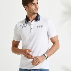 골든더크 남성골프웨어 반팔 티셔츠 슬림핏 WHITE 리뷰후기