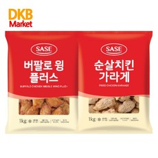 사세 버팔로윙 플러스 순살치킨 가라아게 리뷰후기