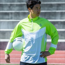 봄 가을 여름 초경량 하프집업 형광 네온 바람막이 자켓 리뷰후기