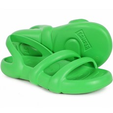 캠퍼 WOMEN GOBARA FLAT SANDALS GREEN