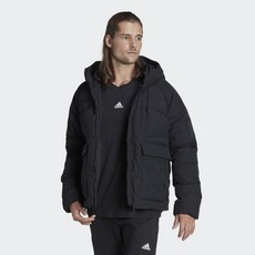 아디다스 빅배플 다운 재킷 남성 Sportswear 블랙 HN9930