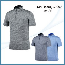 김영주스포츠 남성 쿨스킨 집업 티셔츠 K9RSH1467